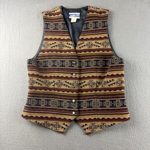 Pendleton Vest Women's 10 Aztec Navajo Knockabouts Vintage 100% Virgin Wool